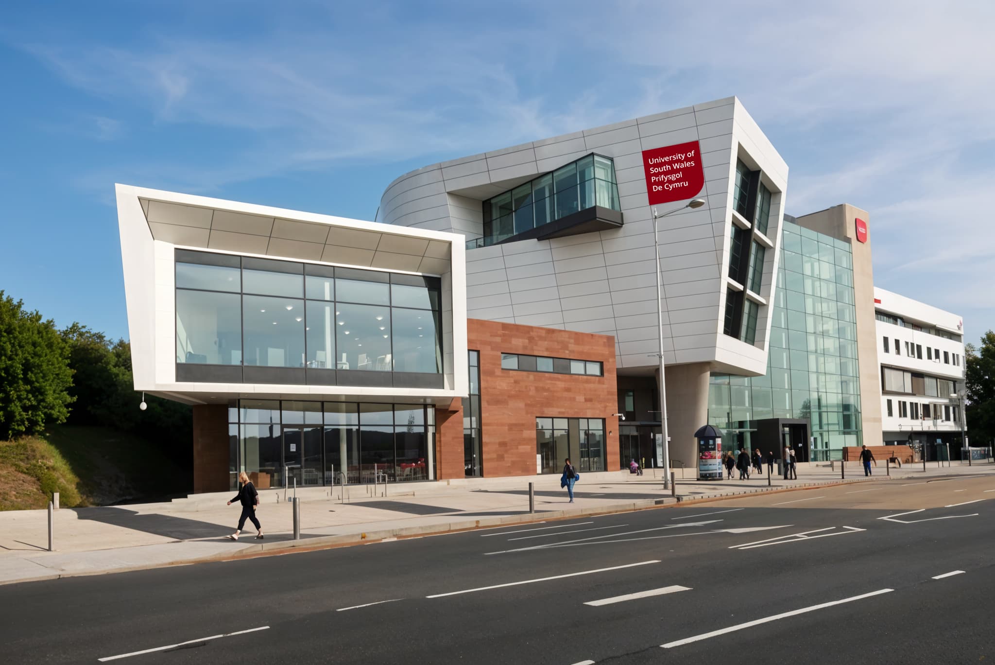University of South Wales campus visual
