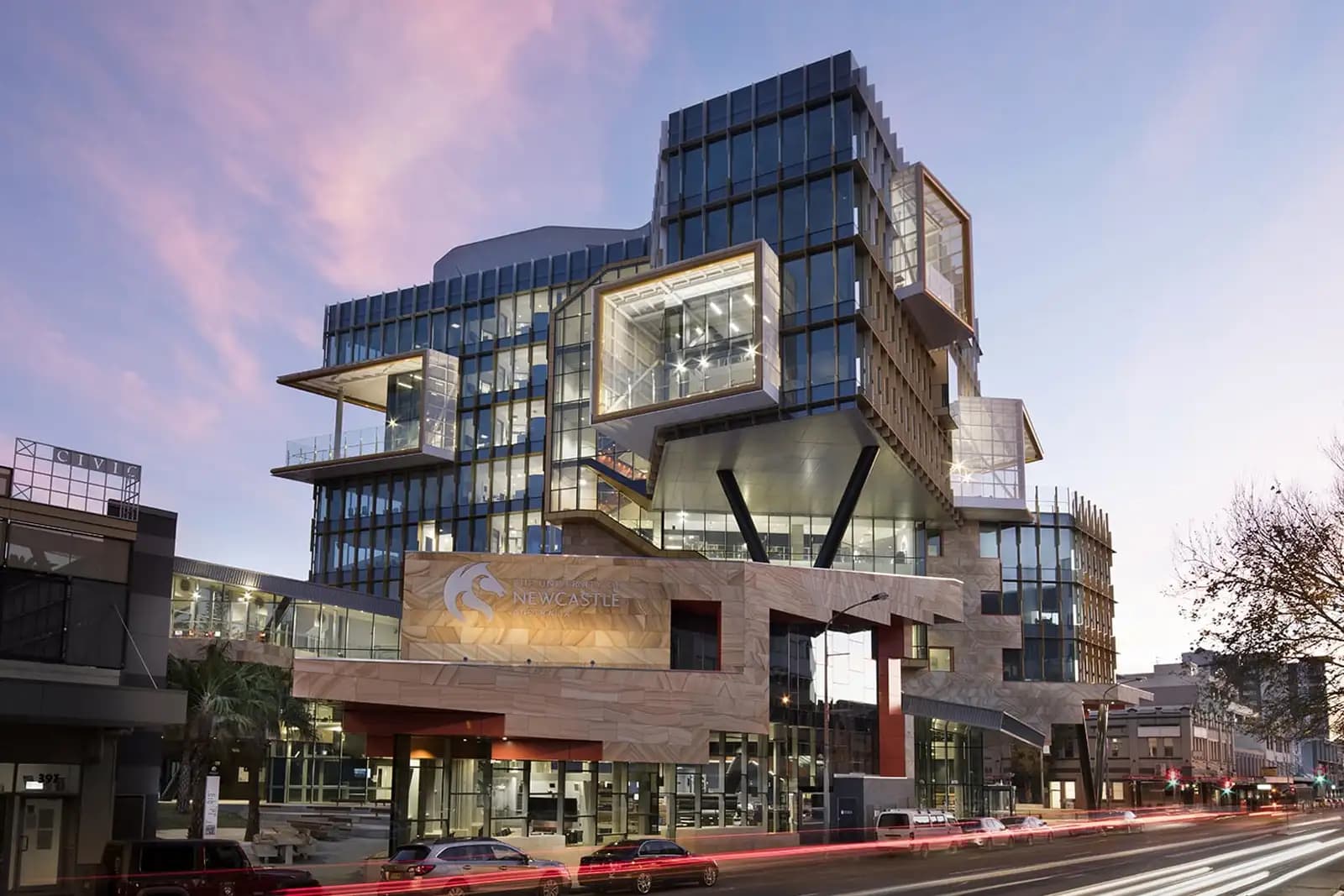 University of Newcastle campus visual